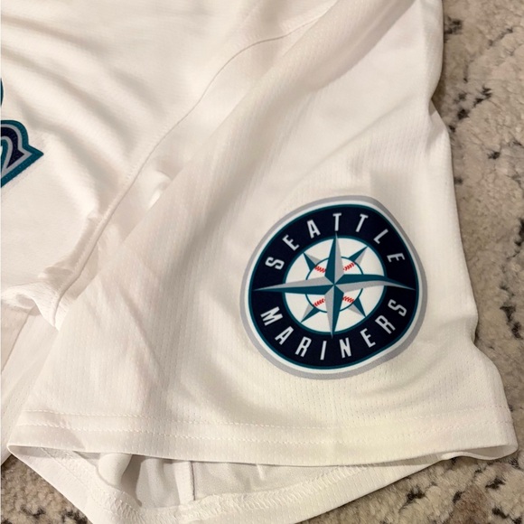 Nike Authentic Seattle Mariners Cal Raleigh #29 White MLB Jersey Men’s Sz: Large - Picture 7 of 9